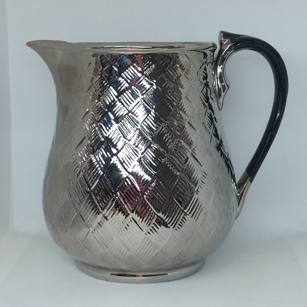 Royal Winton Grimwades Art Deco Silver Wash Finish Jug or Pitcher